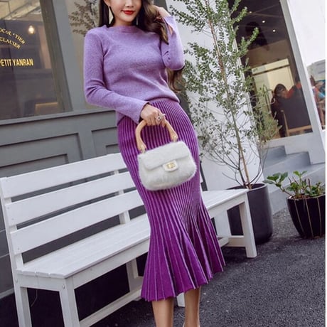 【即納】mermaid  knit setup