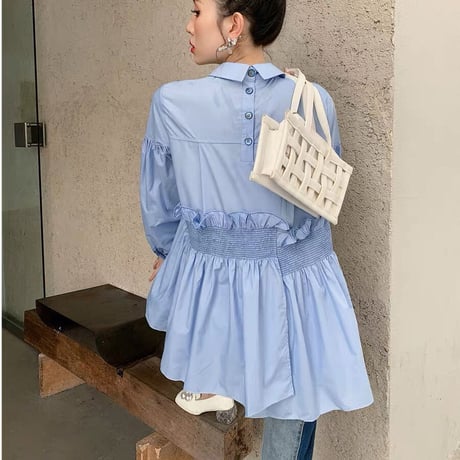 blue  shirt