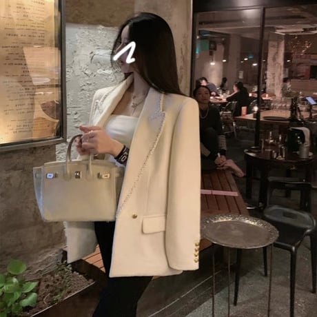 gold button jacket