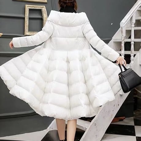 flare down coat