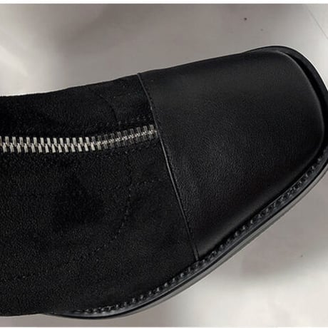 suède long boots