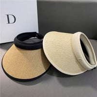 straw sun visor