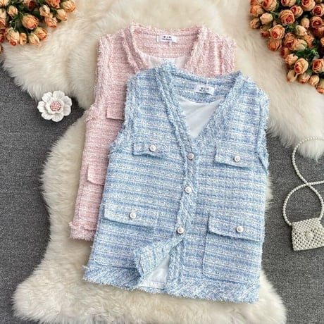 tweed vest