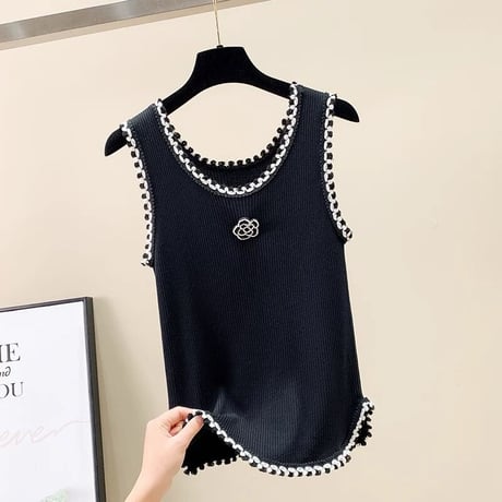 flower point tank top