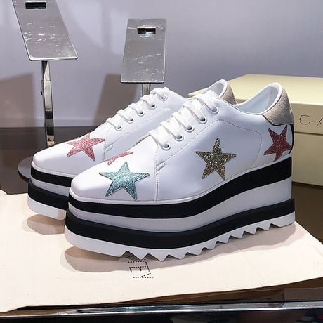 【本革】platform star shoes