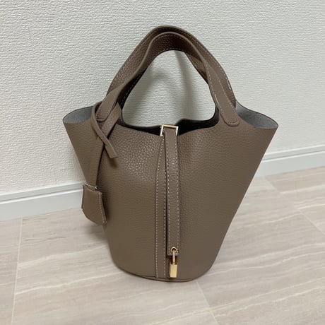 puleather cube bag