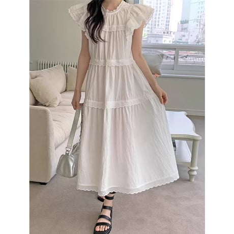 frill sleeve onepiece