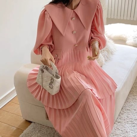 double pleats onepiece