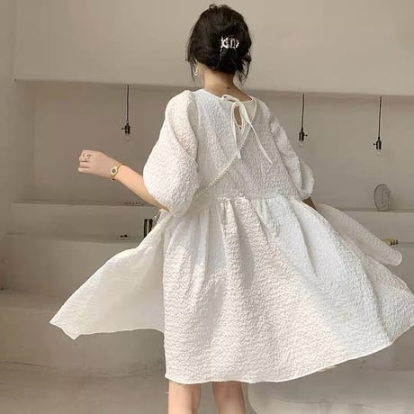 puff sleeve onepiece