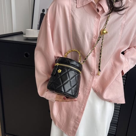 flower point bucket bag