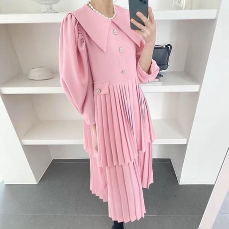 double pleats onepiece