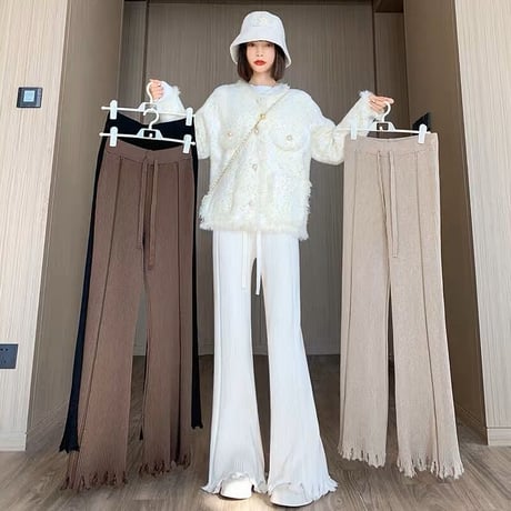 【秋冬】knit pants