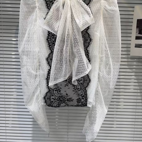 see-through lace blouse
