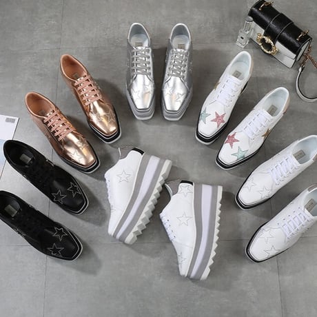 【本革】platform star shoes