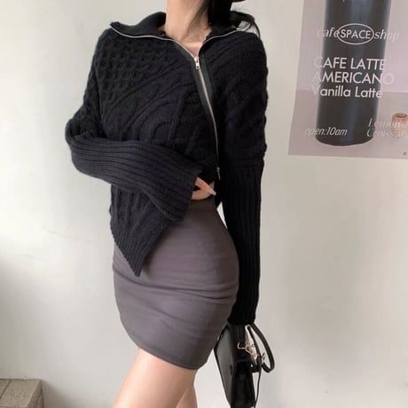 zipper knit