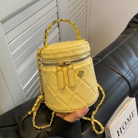 flower point bucket bag