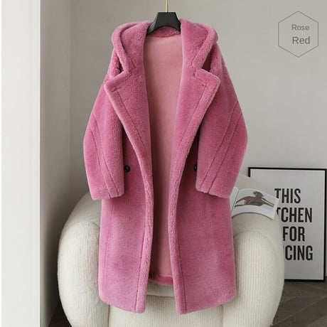 フード付き 【ウール100%】 long coat