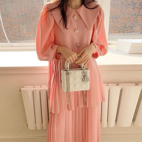 double pleats onepiece