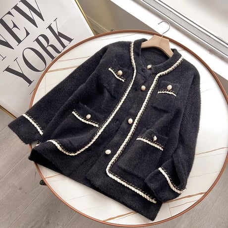 pearl button cardigan