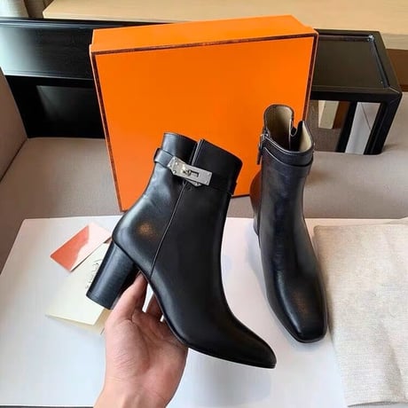 【牛革】buckle short boots