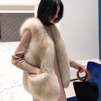 eco fur vest