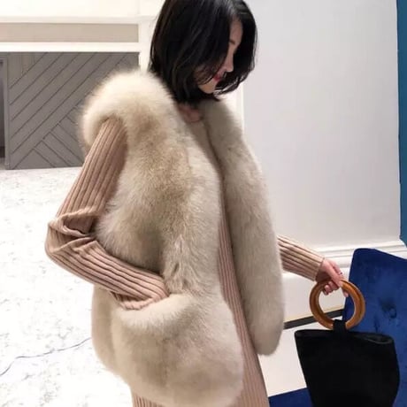 eco fur vest