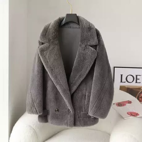 【ウール100%】short coat