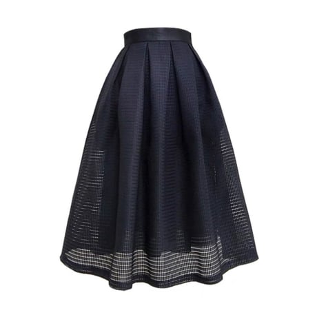 organdy black skirt