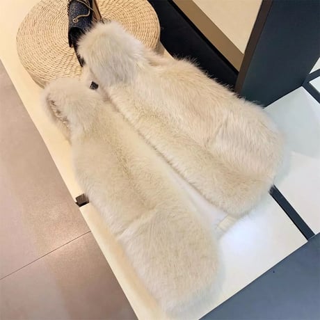 eco fur vest