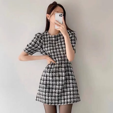 tweed mini onepiece
