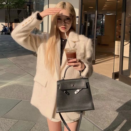 gold button jacket