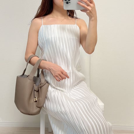 【即納あり】pleats camisole onepiece