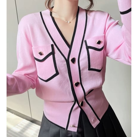 vneck cardigan