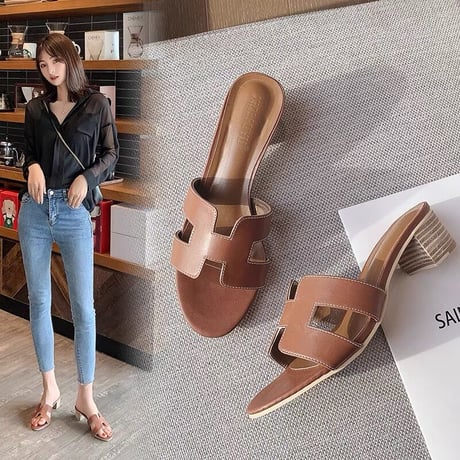 pu leather sandal