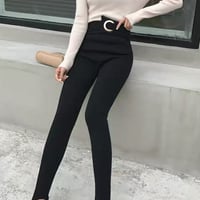 ウエストベルトブラックパンツ