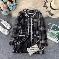 【即納あり】tweed long jacket