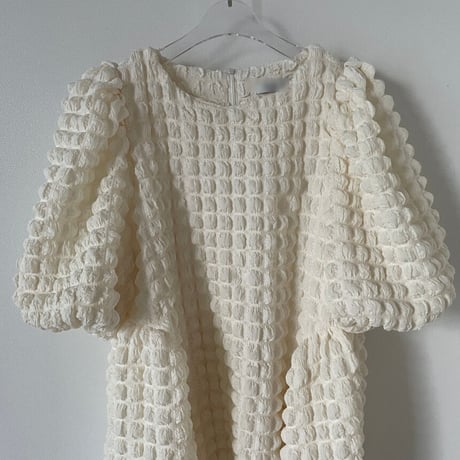 puff sleeve mini onepiece