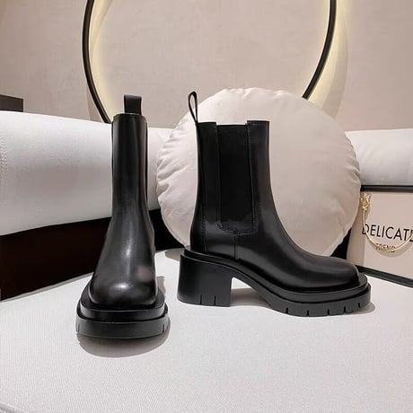 【本革】side goa short boots