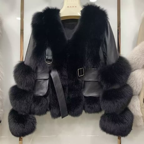 fox fur jacket