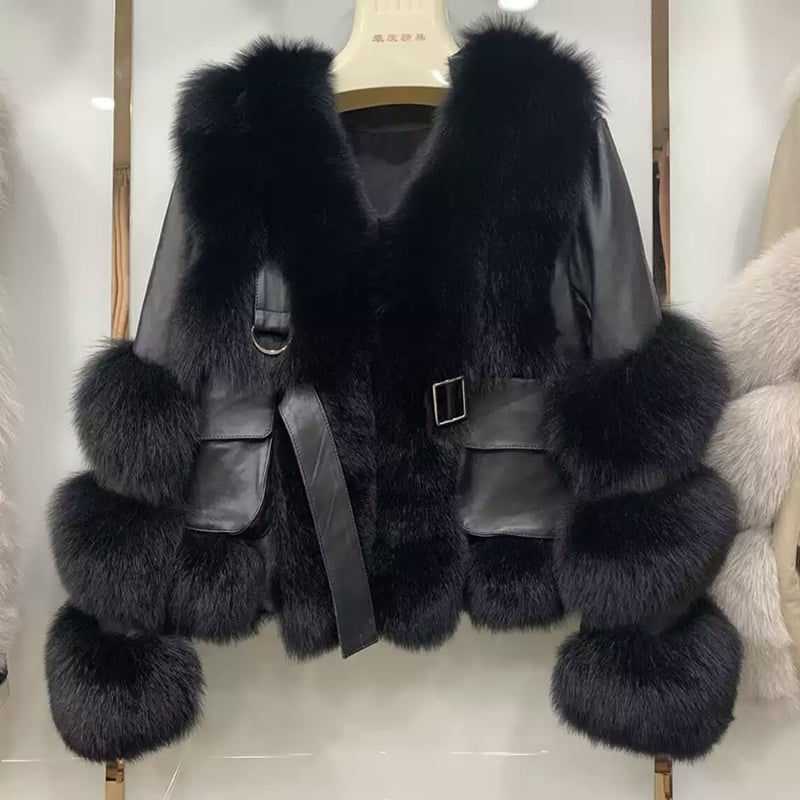 LEINWANDE Faux Fur Jacket