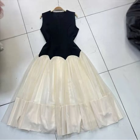 bi-color tulle onepiece