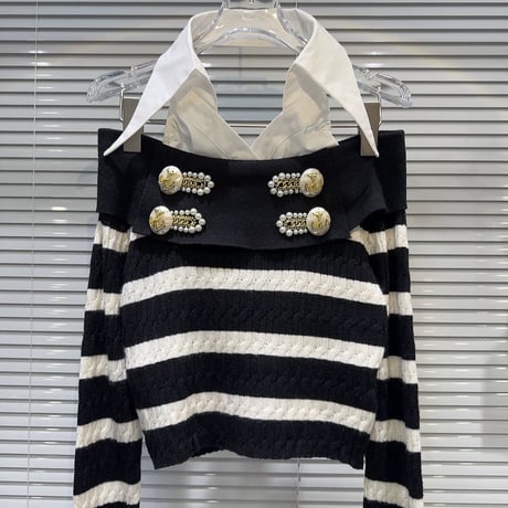 border knit set