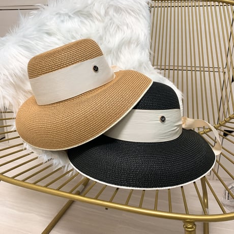 ribbon straw hat