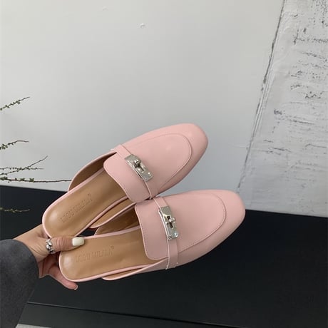 buckle design slip-on