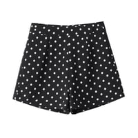 High waist dot pants