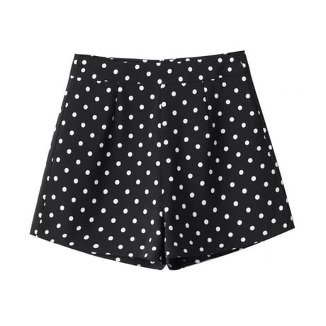 High waist dot pants