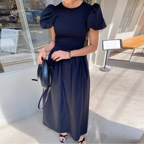 puff sleeve onepiece