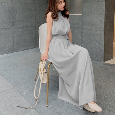 chiffon long onepiece