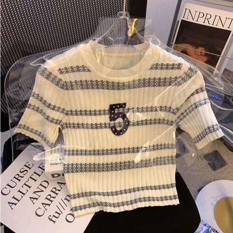 number border summer knit