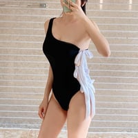 ribbon monokini